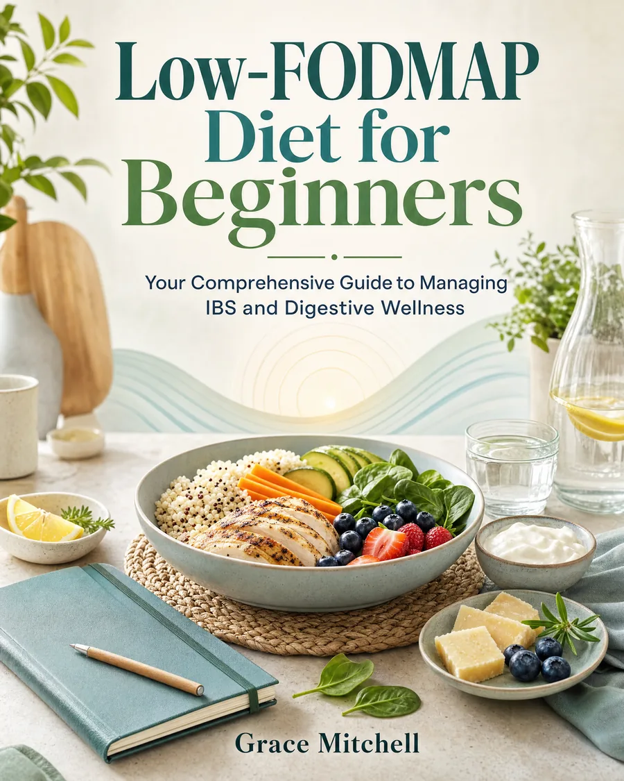 Low-FODMAP Diet for Beginners: Your Comprehensive Guide to Managing IBS and Digestive Wellness cover