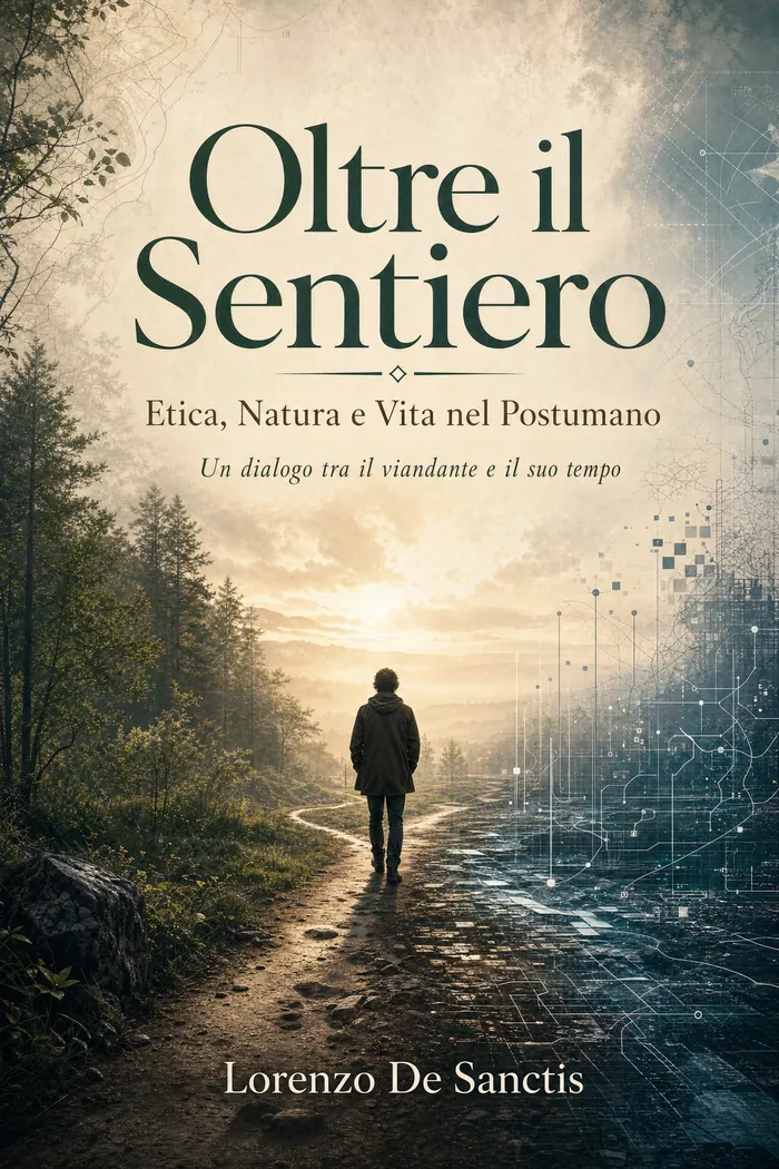 Oltre il Sentiero: Etica, Natura e Vita nel Postumano: Un dialogo tra il viandante e il suo tempo cover