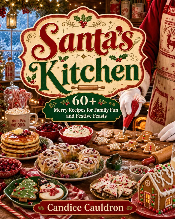 Santa's Kitchen Cookbook: 60+ Merry Recipes for Family Fun and Festive Feasts cover